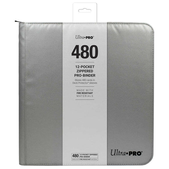 Ultra Pro 12-Pocket Zippered Pro-Binder (Fire Resistant)